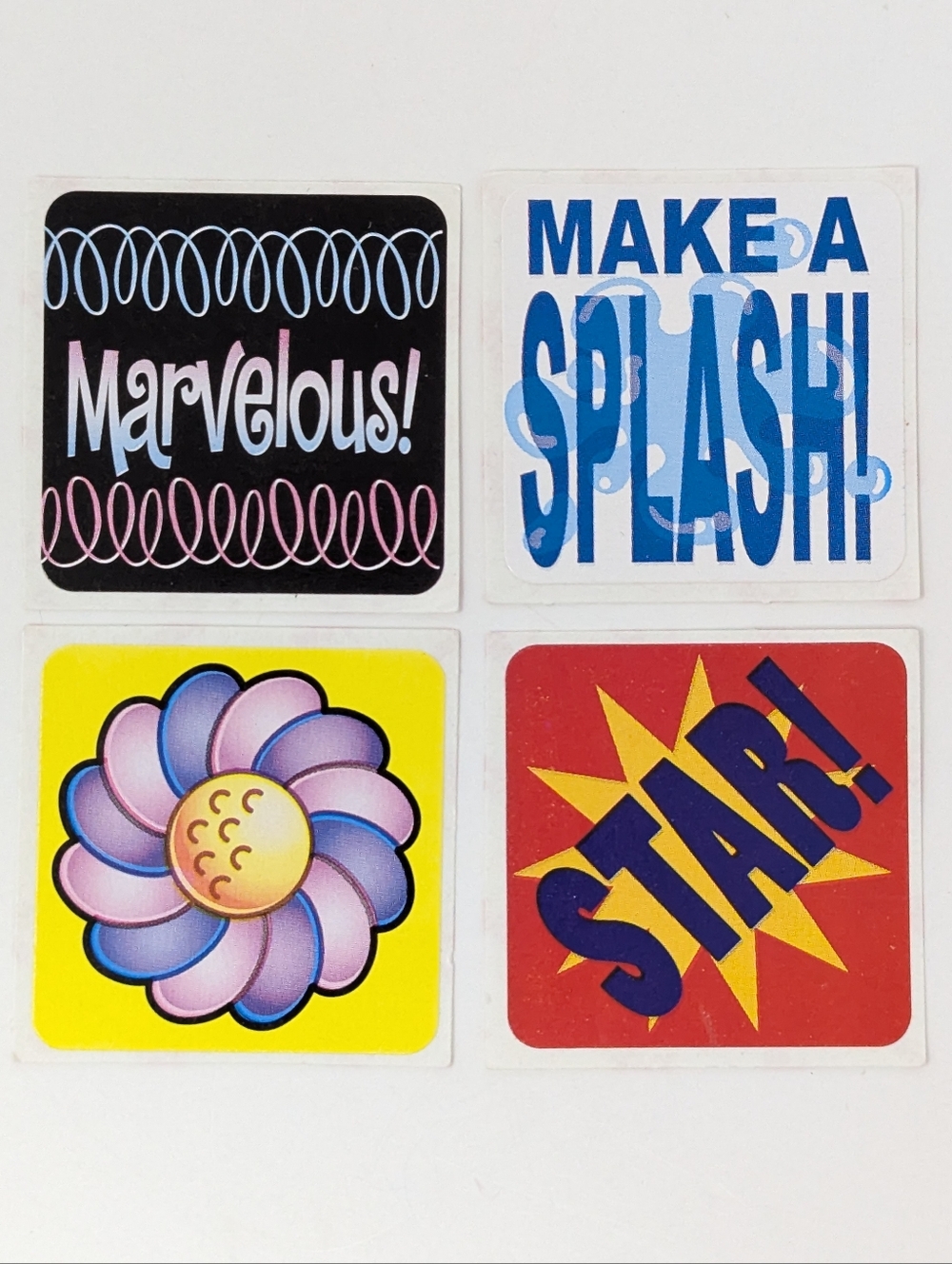 Highlights Vintage Stickers Reward Flower Star Splash Marvelous